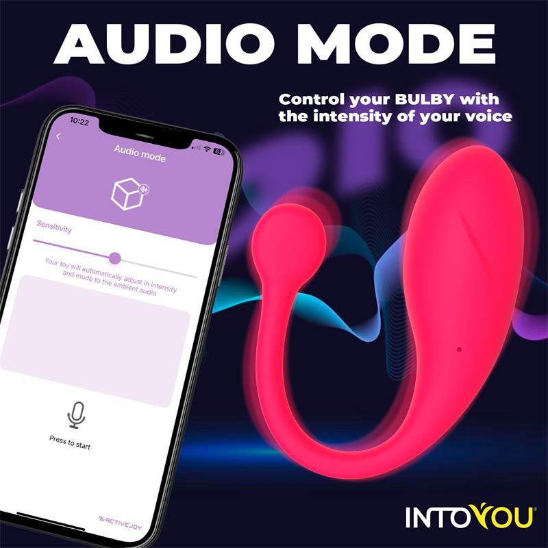 Bulby Vibrating Egg with App Red