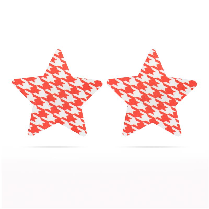 Pack Nipple Covers Star Red and Black