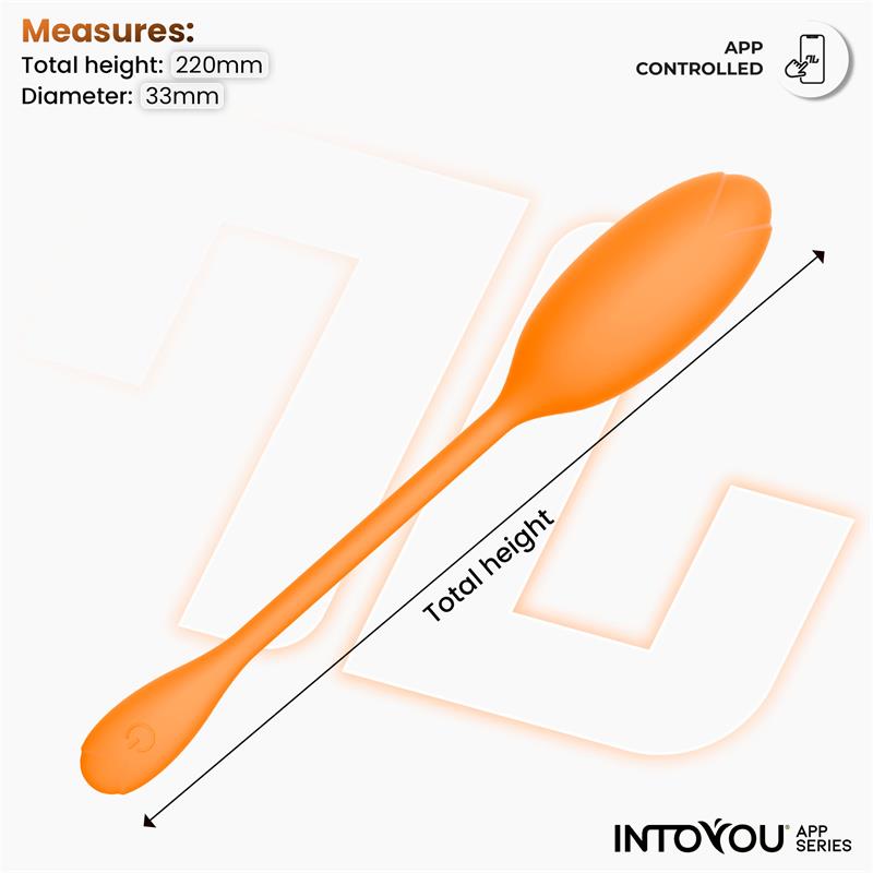 Logan Vibrating Egg with App Unibody Orange