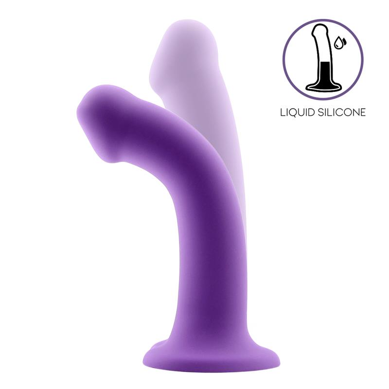 Bouncy Liquid Silicone Dildo Hiper Flexible 75 19 cm Size L Purple