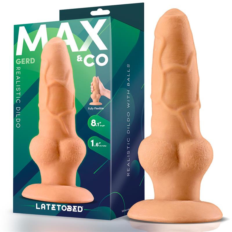 Gerd Realistic Dildo with Testicles 81 Flesh