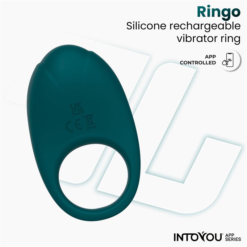 Ringo Vibrating Ring with App Unibody Green