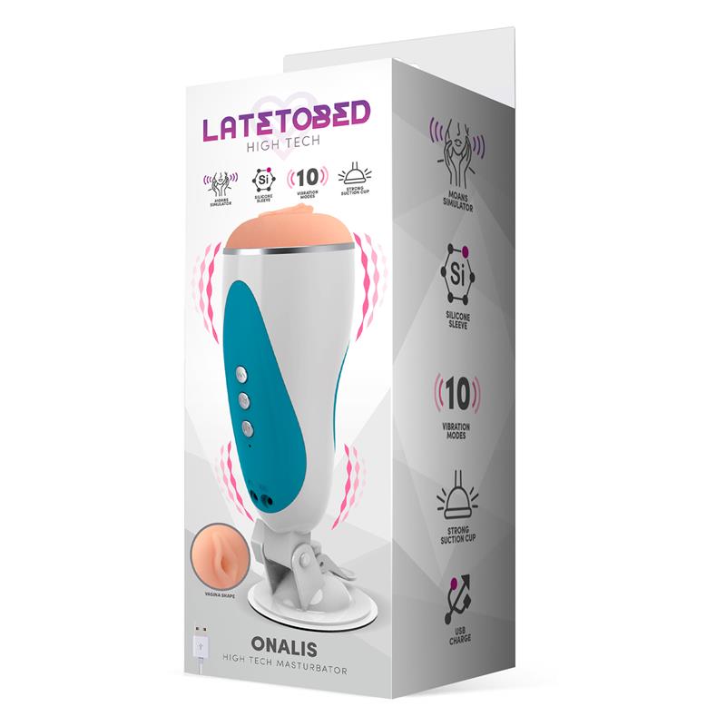 Onalis High Tech Masturbator Moan and Vibrator System USB