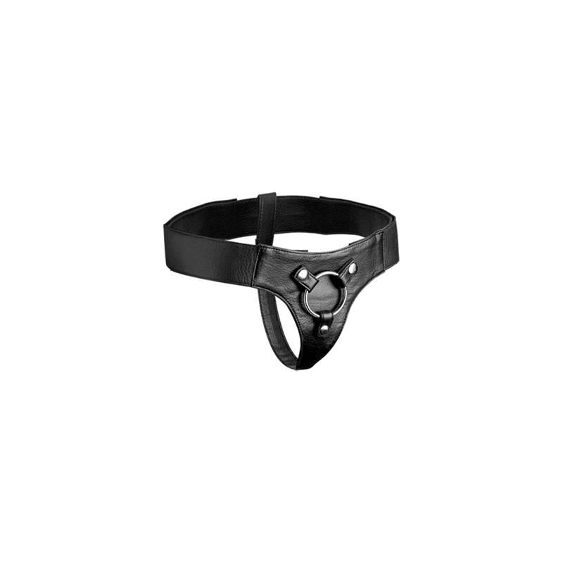 Domina Wide Band Strap On Harness Black