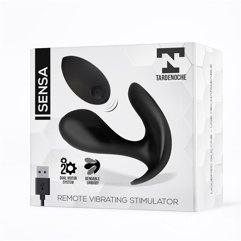 Sensa Stimulator Remote Control USB Liquid Silicone Black