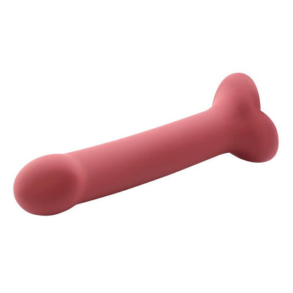 Bouncy Liquid Silicone Dildo Hiper Flexible 7 18 cm Size M Burgundy