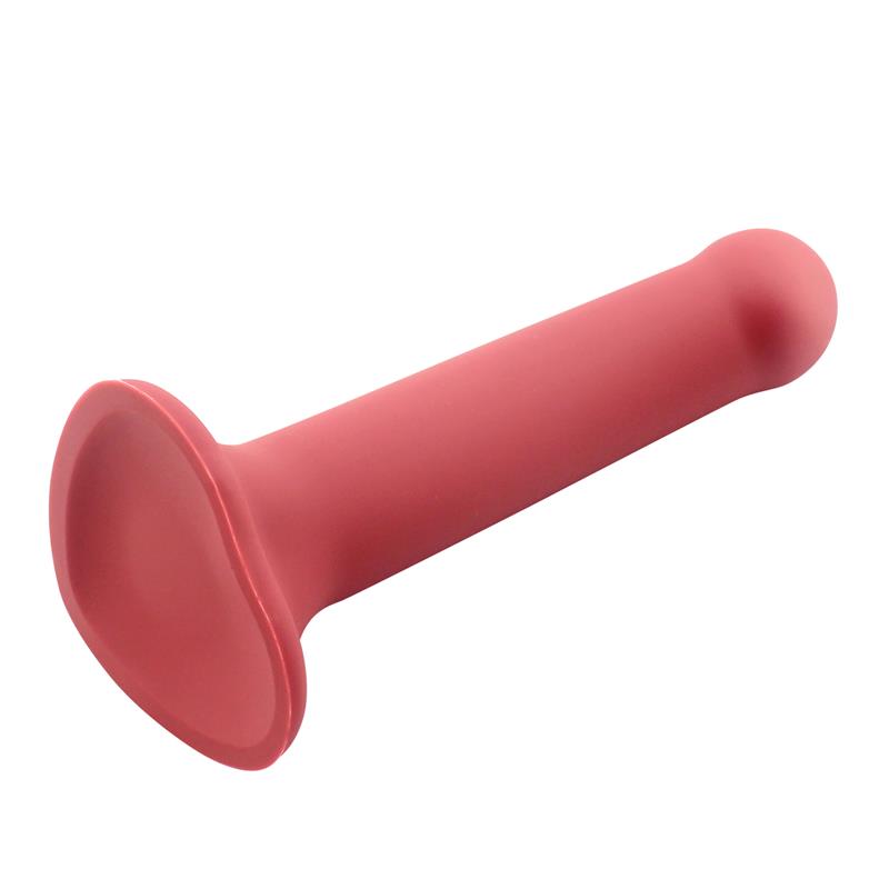 Bouncy Liquid Silicone Dildo Hiper Flexible 7 18 cm Size M Burgundy