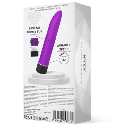 Nyly Multi Speed Stimulator Purple