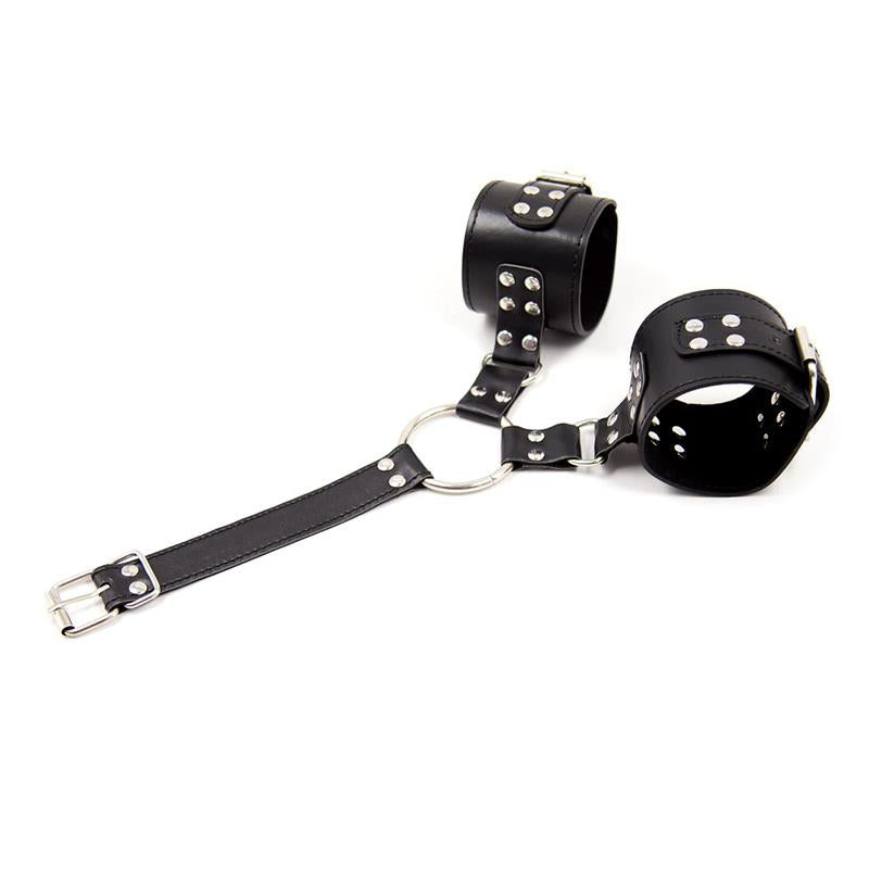 Collar with Restraints Adjustable Black