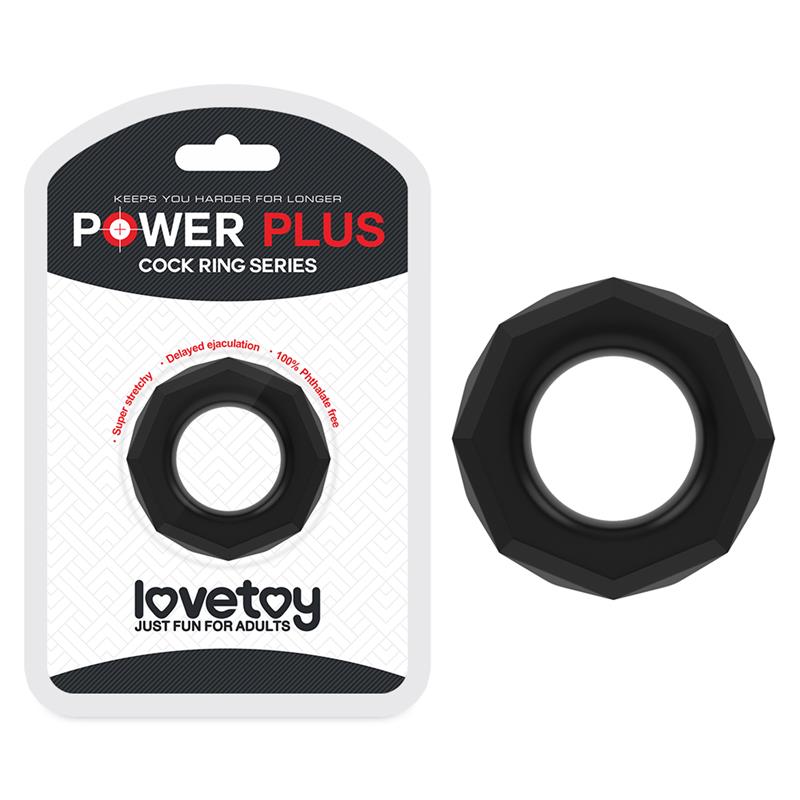 Penis Ring Power Plus Black