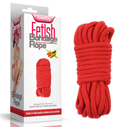 Bondage Rope Soft Red