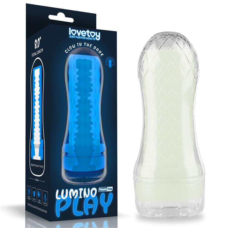 Male Masturbator Lumino Blue Light