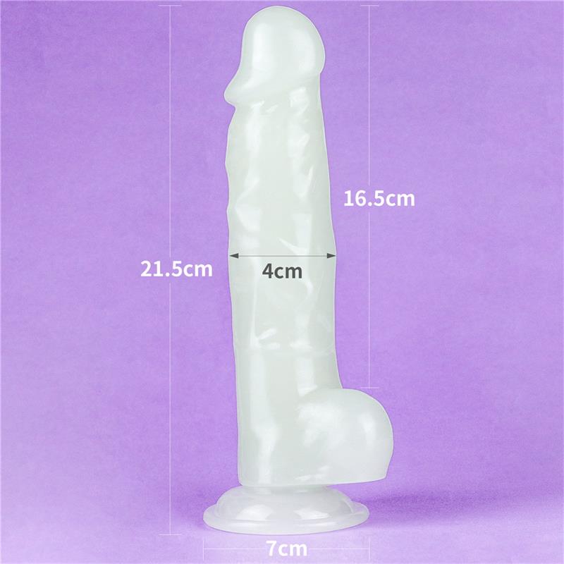 Dildo 85 Lumino Blue Light