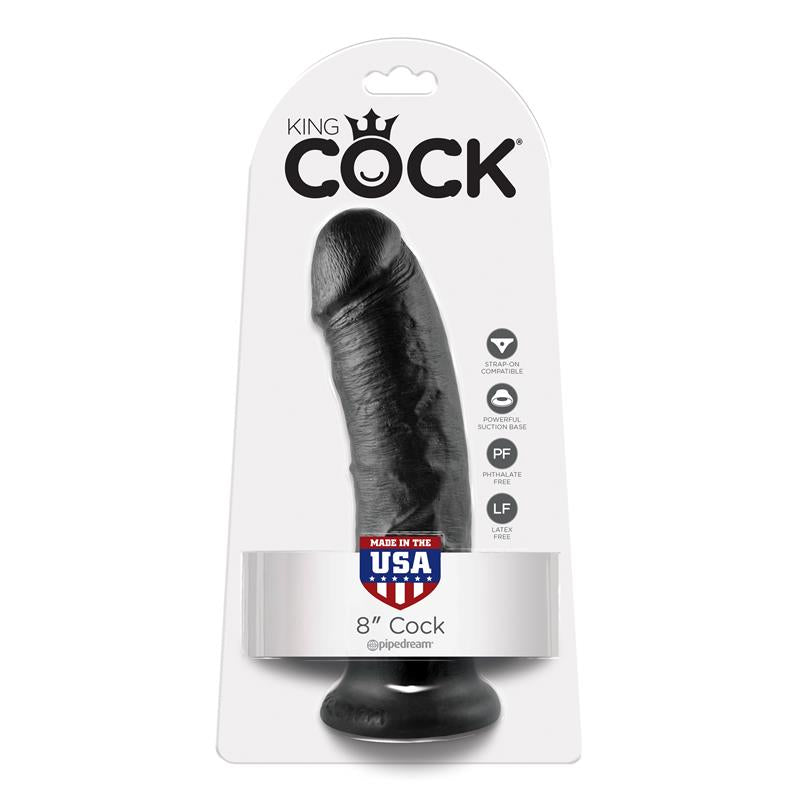 King Cock Dildo 8 Black