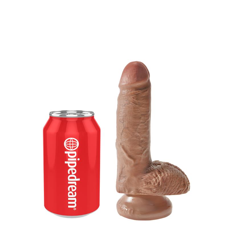 King Cock Cock with Balls 7 Tan