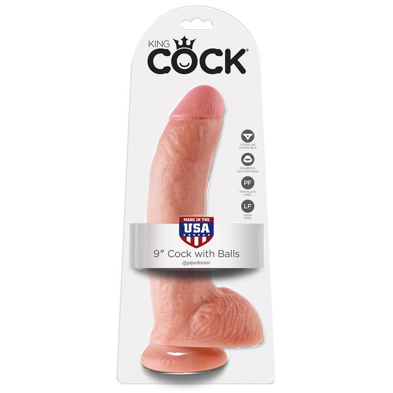 King Cock Cock with Balls 9 Flesh