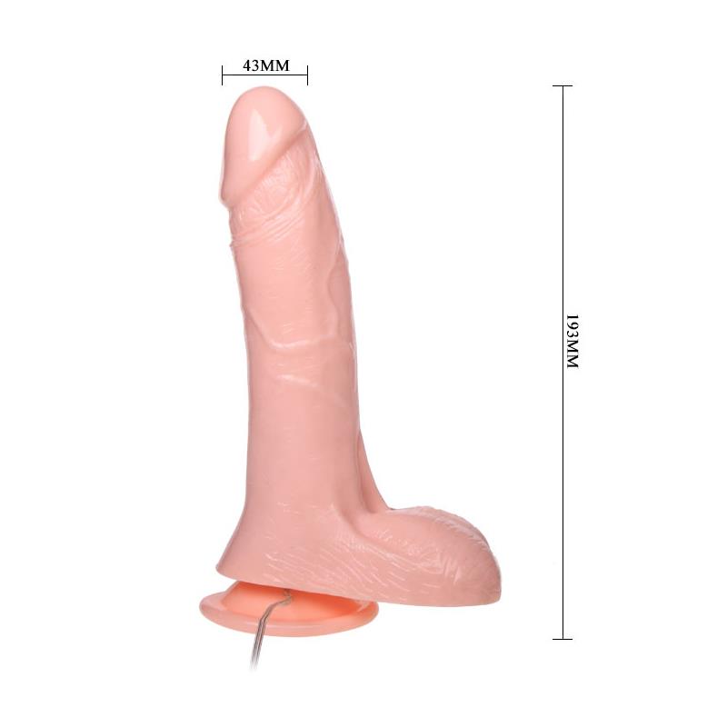 Baile Dildo with Pump Flesh