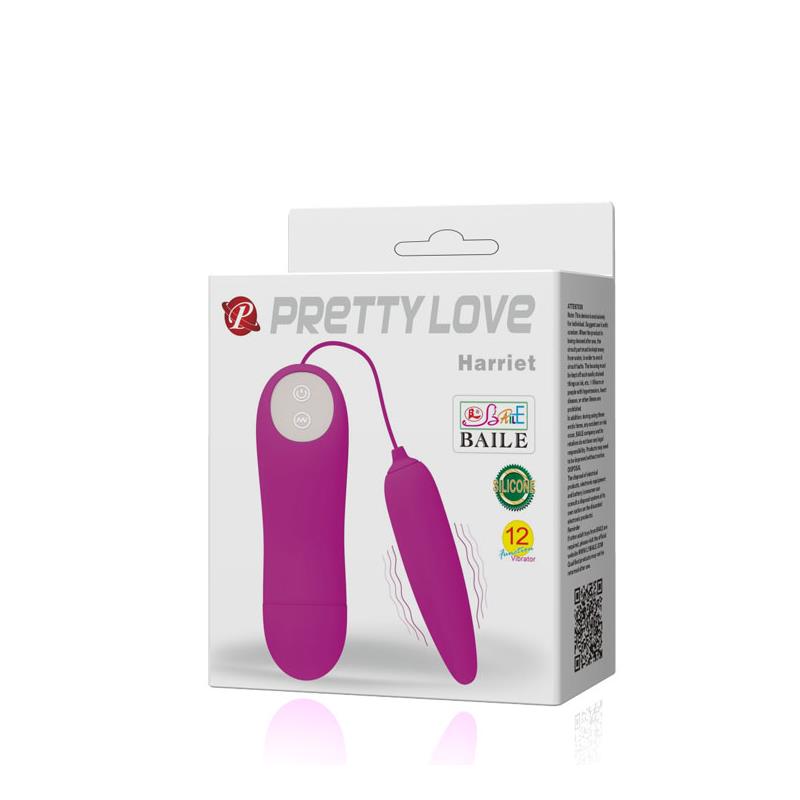 Pretty Love Vibrating Egg Harriet Purple