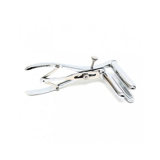 Anal Speculum with 3 Spoons Chrome Silver