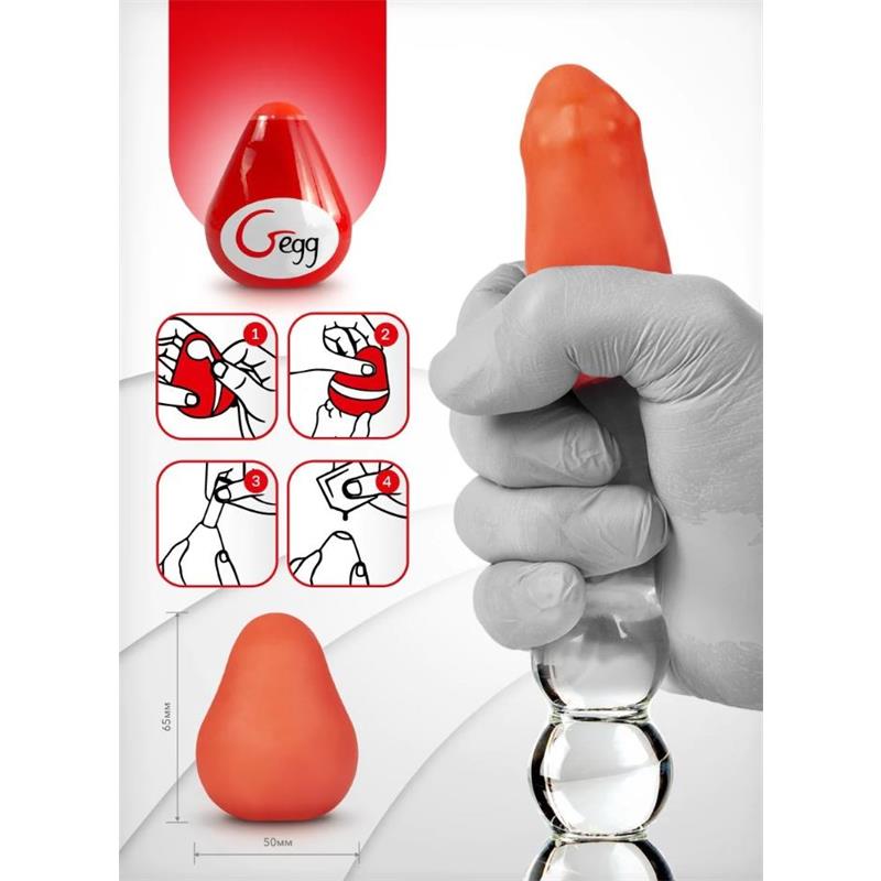 Gegg Masturbator Egg Red