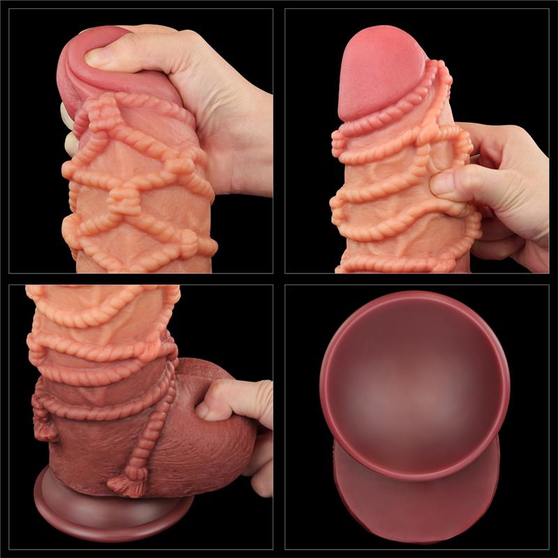 Dildo Dual Layer King Size Nature 95