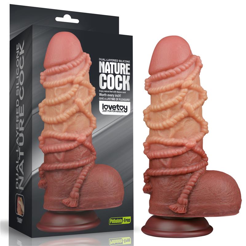 Dildo Dual Layer King Size Nature 95