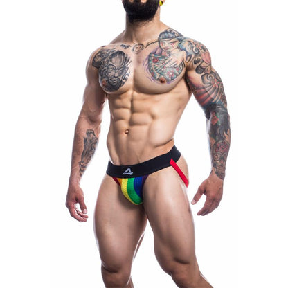 Stripe Pride Jockstrap Pride Flag