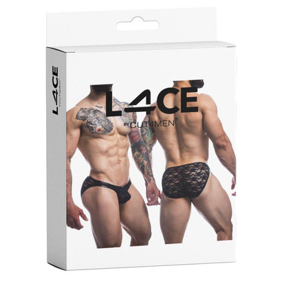 L4CE01 Slip with Black Lace