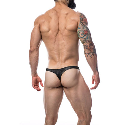 C4MPE02 Pouch Enhancing Thong Tainted Leopard