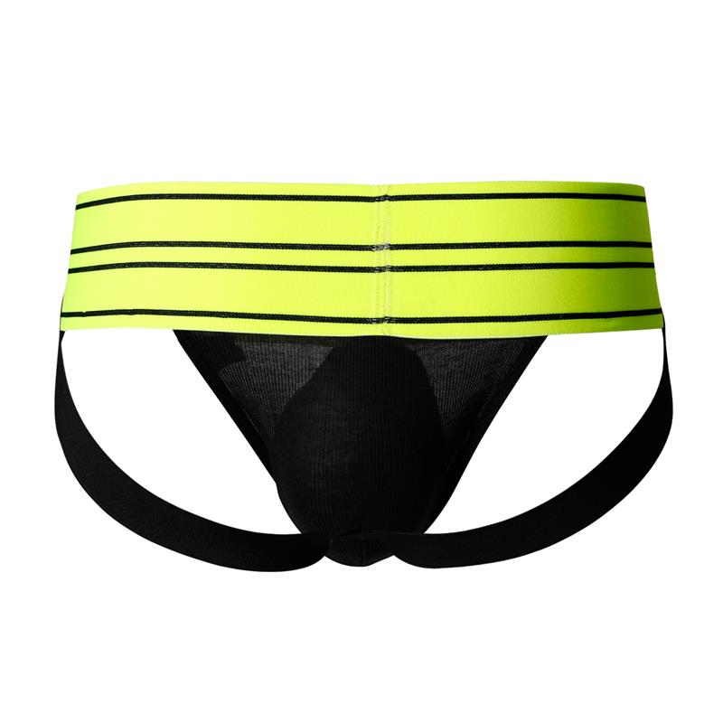 C4M15 Rugby Jockstrap Neon Lime