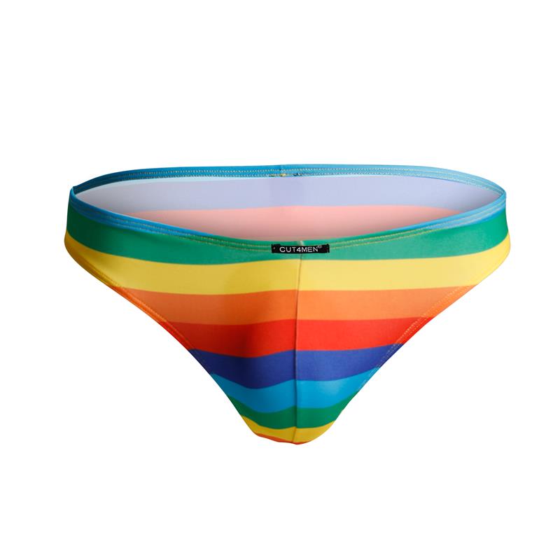 C4M01 Low Rise Bikini Brief Rainbow