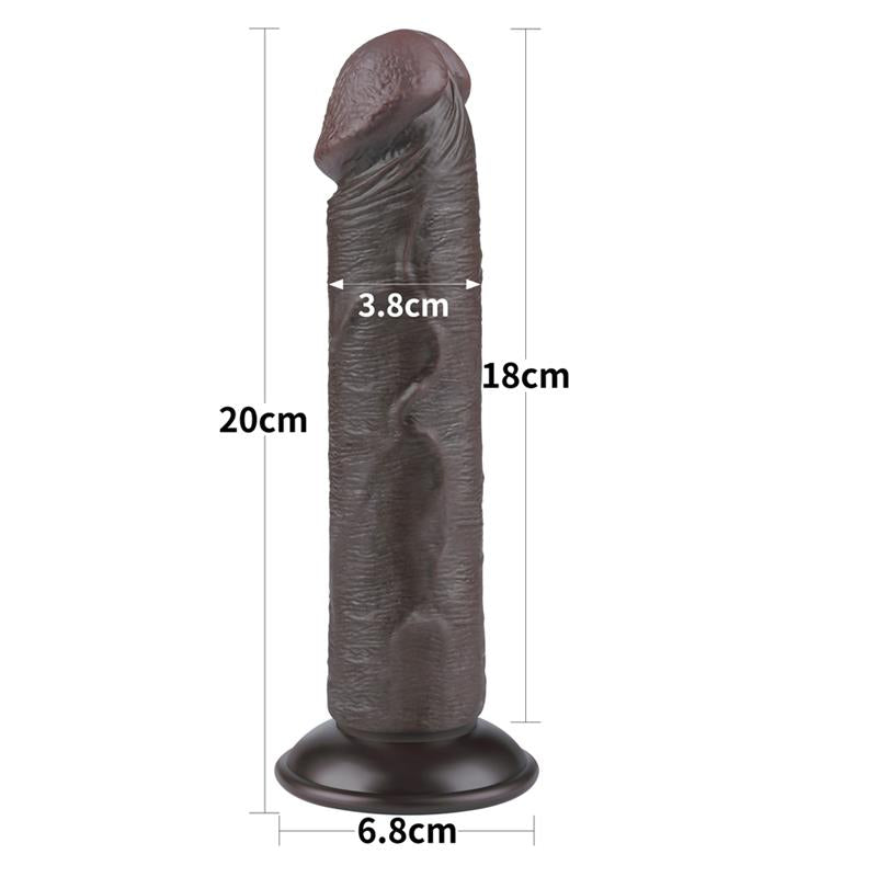 Sliding Skin Dual Layer Dildo 8