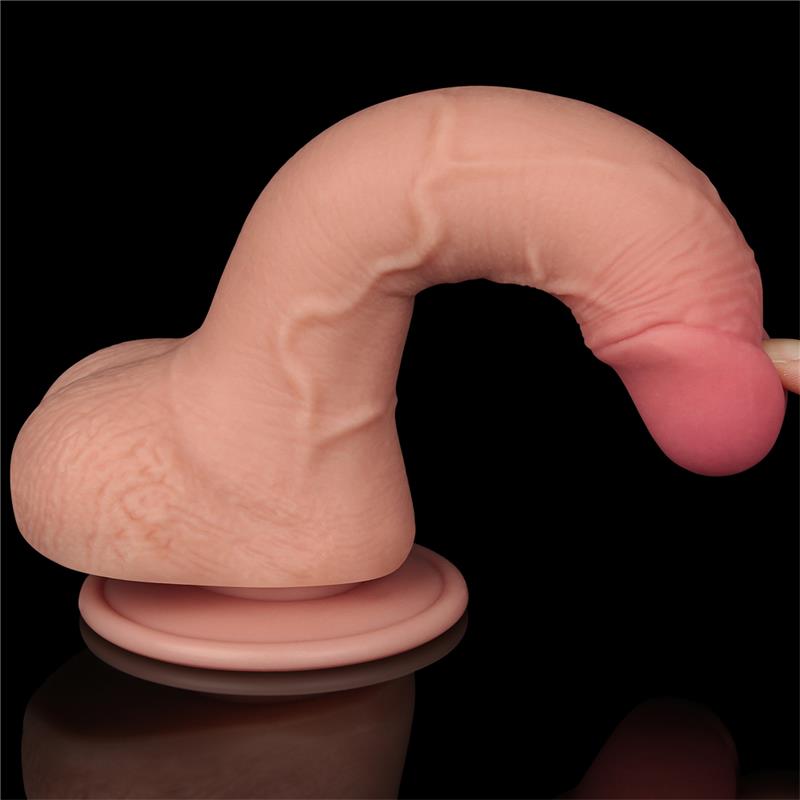 Sliding Skin Dual Layer Dildo 75