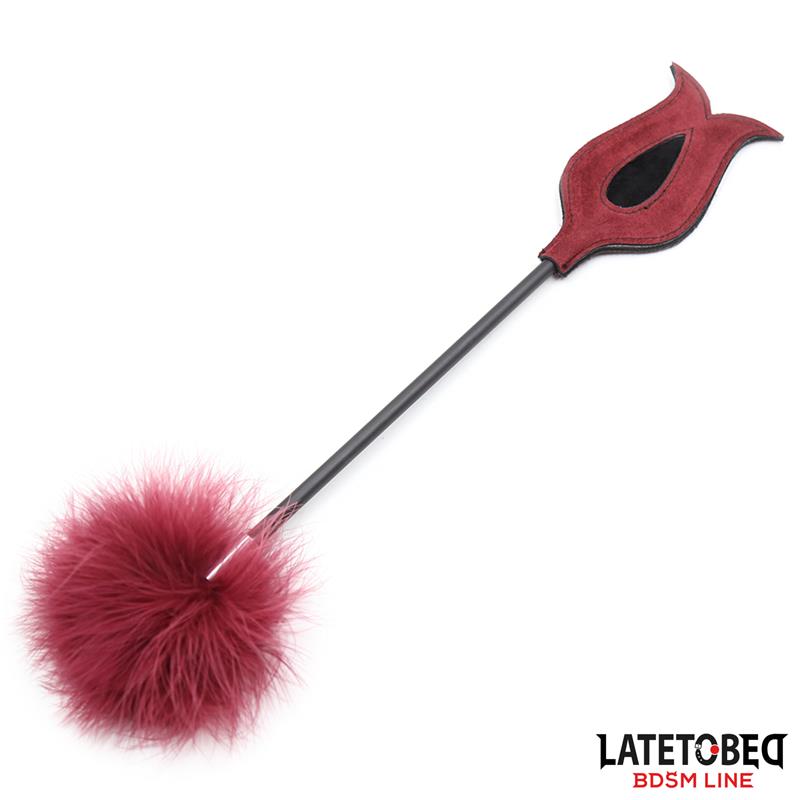 Feather Tickler and Rose Shape Paddle