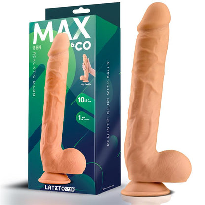 Ben Realistic Dildo with Testicles 102 Flesh