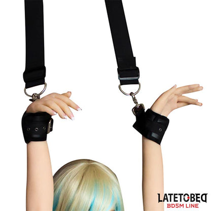 Door Swing Nylon Bind Neoprene Wrist Cuffs