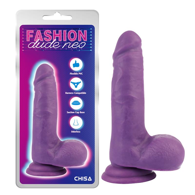 Dual Density Dildo Purple 7