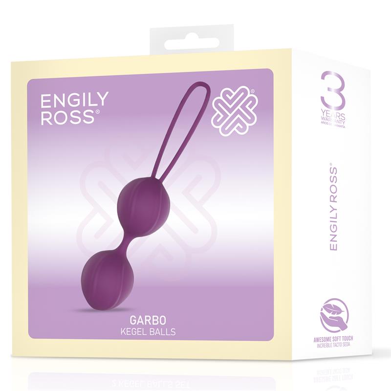 Garbo Double Kegel Ball Silicone Purple