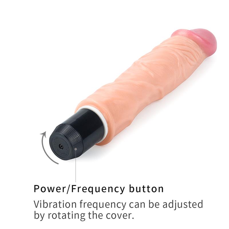 Dildo Flexi 95 with Vibration Flesh