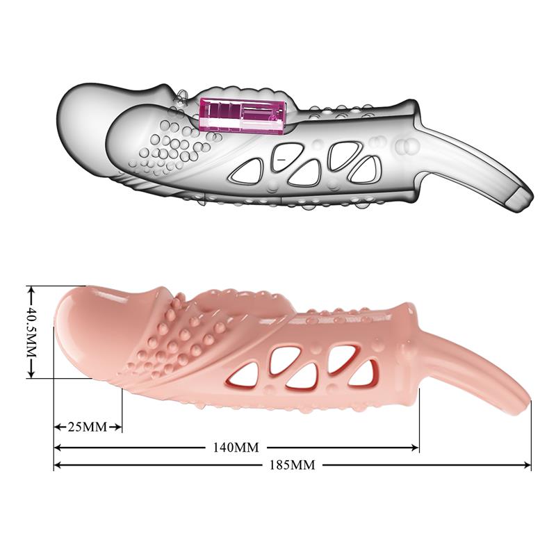 Penis sleeve with vibration