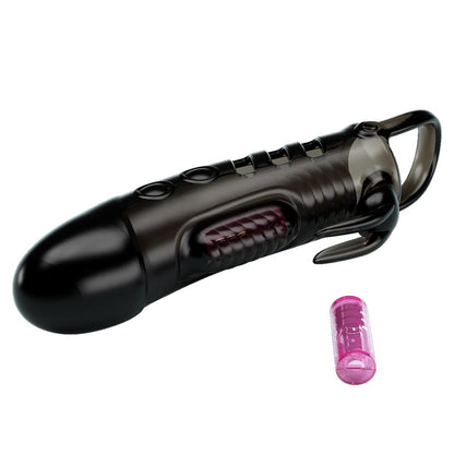 Vibrating Penis Sleeve Black