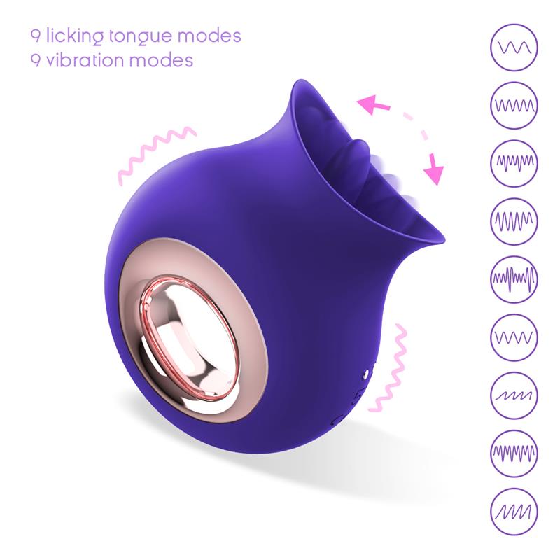 No TwentyFive Licking Tongue and Vibrator Clitoris Massager