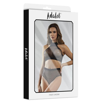 Marga Top and Panties Fishnet Set