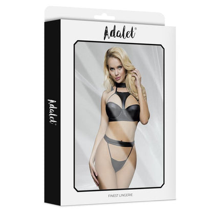 Addis Bra Set with Choker and High Waisted Thong