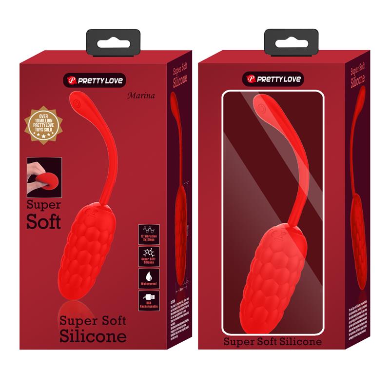 Marina Vibrating Egg Red