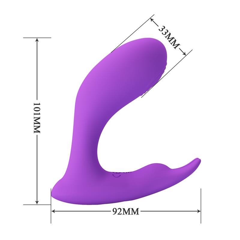 Idabelle Stimulator with Vibration and Pulsation Remote Control