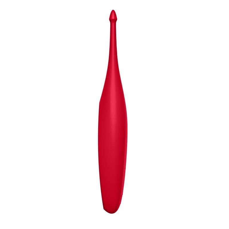 Twirling Fun Tip Vibrator Silicone USB Red