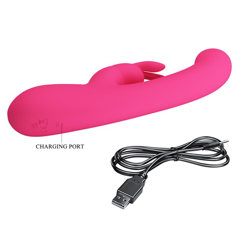 Lamar Vibrator G Spot Rabbit Pink