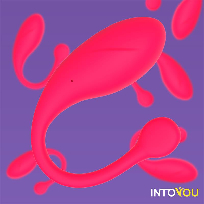 Bulby Vibrating Egg with App Red