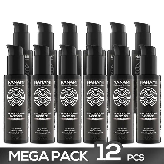 Pack of 12 Anal Silicone Based Gel Relaxing 100 ml